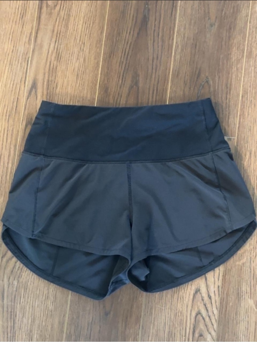 lululemon athletica Black Layered Running Shorts
